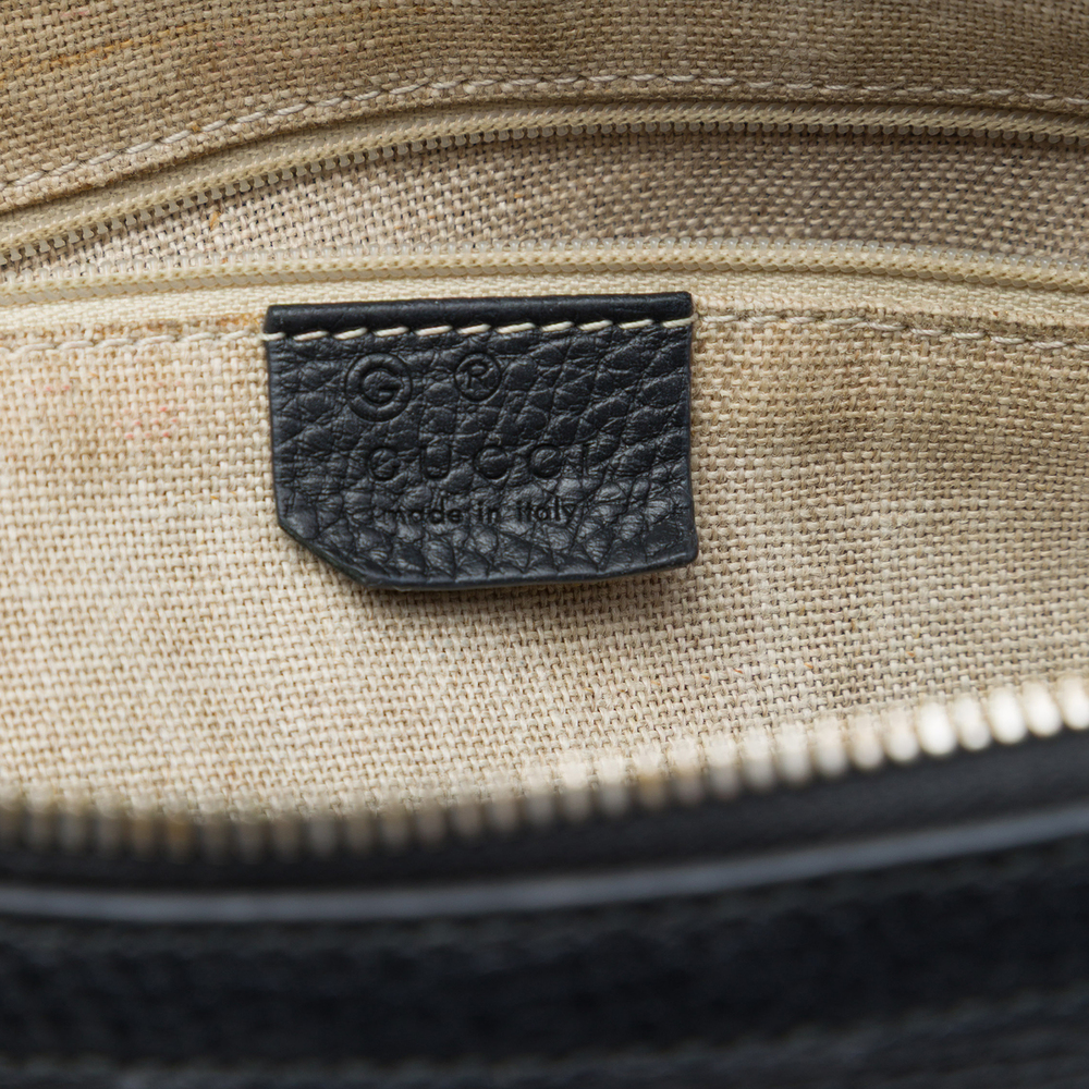 Pre-Loved Gucci Dollar Calfskin GG Charm Satchel - Picture 5 of 6
